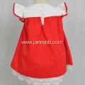 Wholesale boutique girls party embroidery Christmas dress